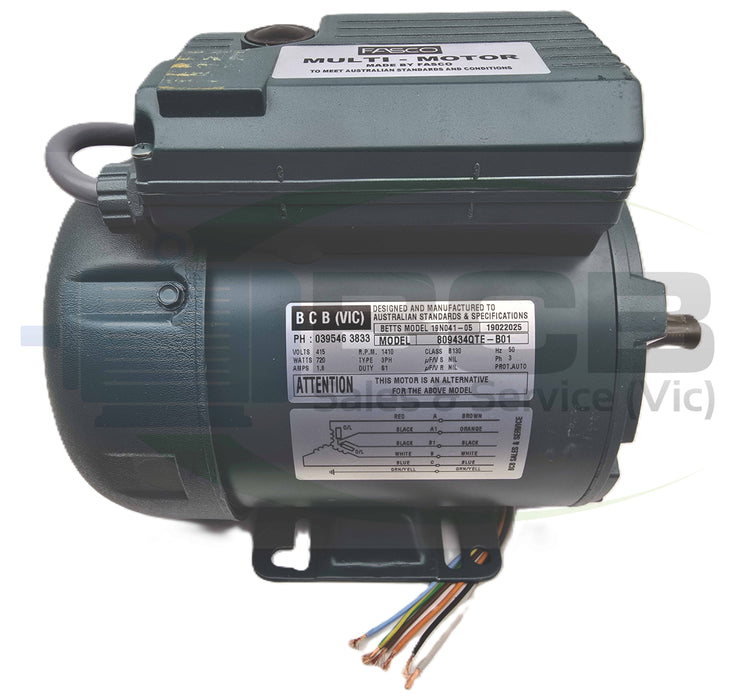 FASCO ( BETTS ) 15N041-05 720W 4POLE (1410RPM) 3PHASE GENERAL PURPOSE MOTOR B56 FRAME