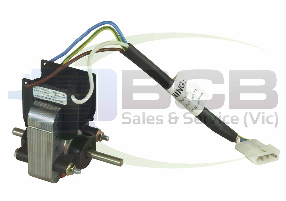 19-473-028 WOODHEATER FAN MOTOR 240V 2POLE (2800RPM) 2 SPEED