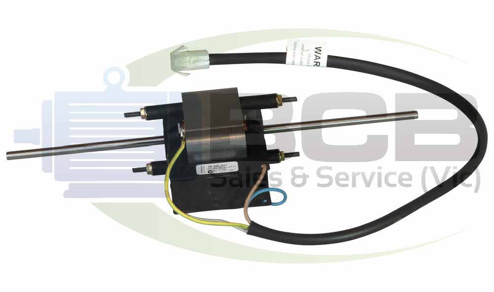 38-341-027 WOODHEATER FAN MOTOR 240V 2POLE (2800RPM) 2 SPEED