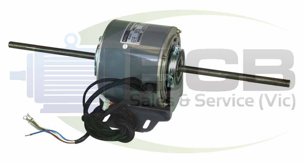 FASCO ( MARATHON ) HVAC 8061S004-80 DOUBLE SHAFT MOTOR 200W 6POLE (900RPM) 3 SPEED