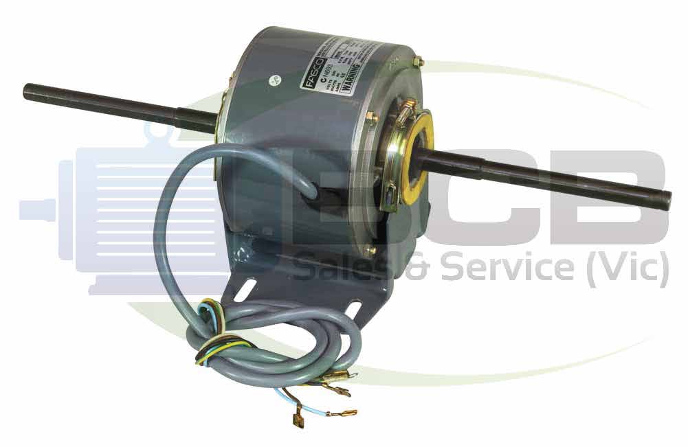 FASCO ( MARATHON ) HVAC 8061S111-80 DOUBLE SHAFT FAN MOTOR 80W 4POLE (1350RPM) 2 SPEED