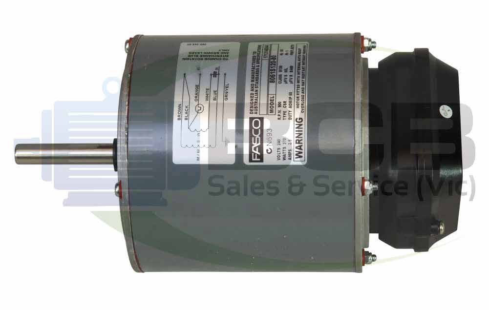 FASCO ( MARATHON ) HVAC 8061S120-80 CONDENSER FAN MOTOR 370W 6POLE (900RPM) SINGLE SPEED