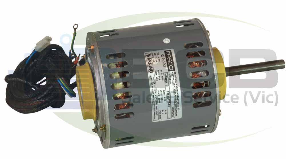FASCO ( MARATHON ) 8061S128-06 750W DUCTED HEATER FAN MOTOR 4POLE (1400RPM) 3 SPEED