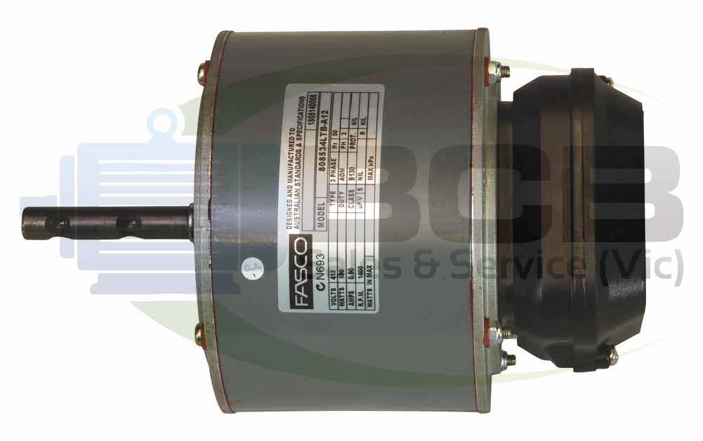 FASCO ( MARATHON ) HVAC 808534LTB-A12 CONDENSER FAN MOTOR 180W 4POLE (1440RPM) SINGLE SPEED