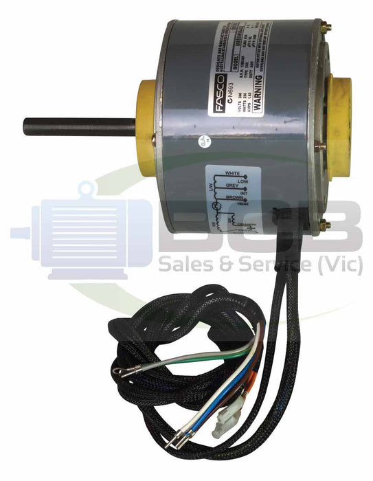 FASCO ( MARATHON ) 808555MVA-A22 250W DUCTED HEATER FAN MOTOR 4POLE (1400RPM) 3 SPEED
