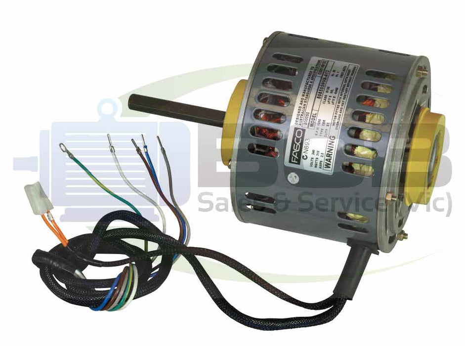 FASCO ( MARATHON ) 808555NVA-A13 315W DUCTED HEATER FAN MOTOR 4POLE (1400RPM) 3 SPEED