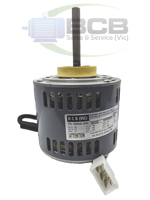 FASCO ( MARATHON ) 808555NVA-A23 315W DUCTED HEATER FAN MOTOR 4POLE (1400 RPM) 3 SPEED