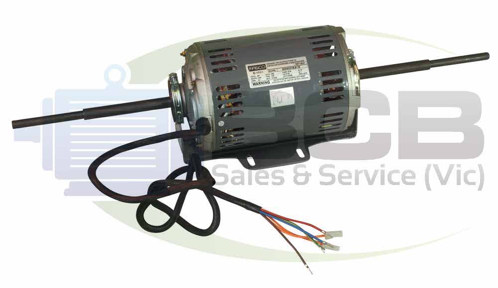 FASCO ( MARATHON ) HVAC 809455XVB-B13 DOUBLE SHAFT FAN MOTOR 1500W 4POLE (1400RPM) 3 SPEED