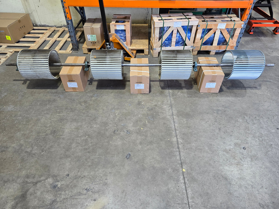 Belt Drive Shaft Fan Wheels Repaired