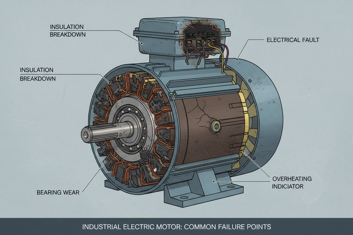 Electronic Motor Exploding Electric Motor Failure: Common Causes & Troubleshooting Guide