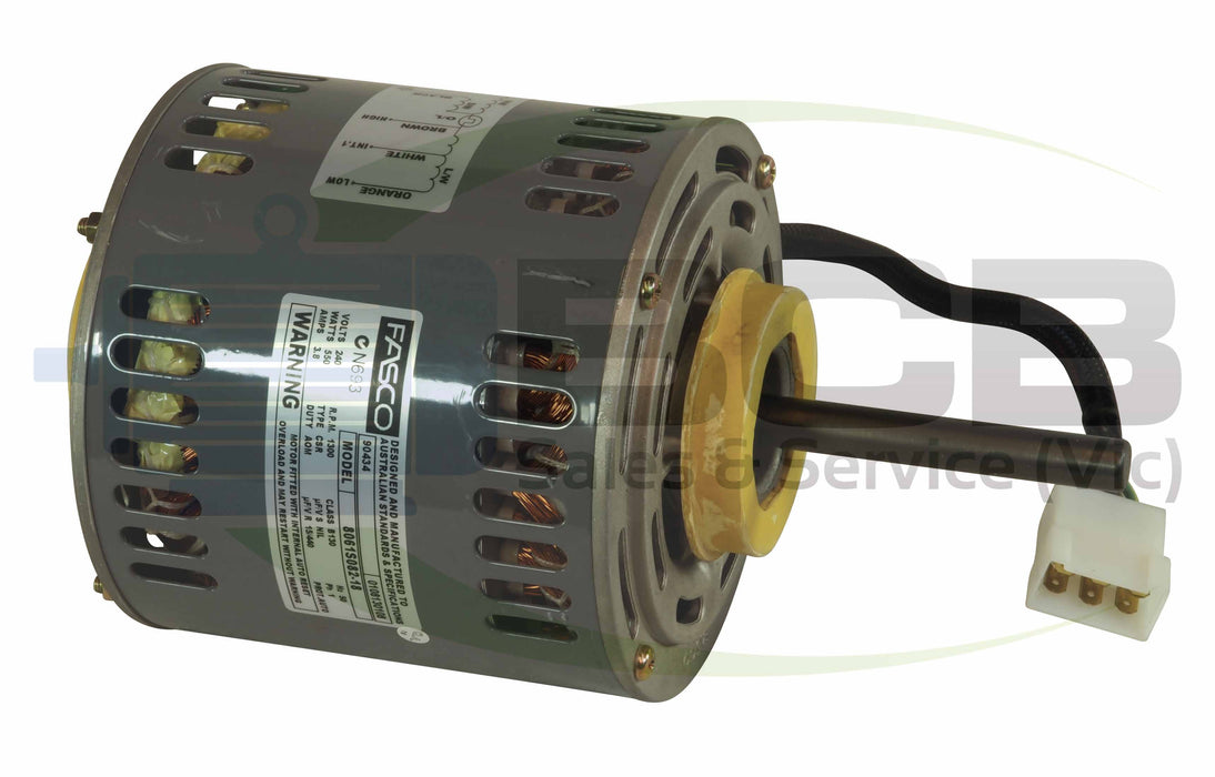 FASCO ( MARATHON ) FOR VULCAN 8061S082-18 DUCTED HEATER FAN MOTOR 600W 4POLE (1400RPM) 3 SPEED PLUGGED LEAD