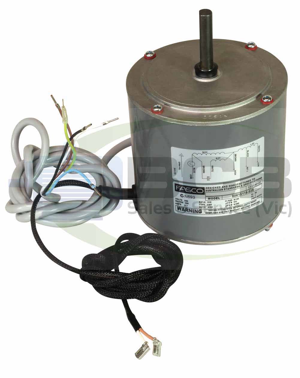 FASCO ( MARATHON ) HVAC 8061S118-02 CONDENSER FAN MOTOR 300W 6POLE (91
