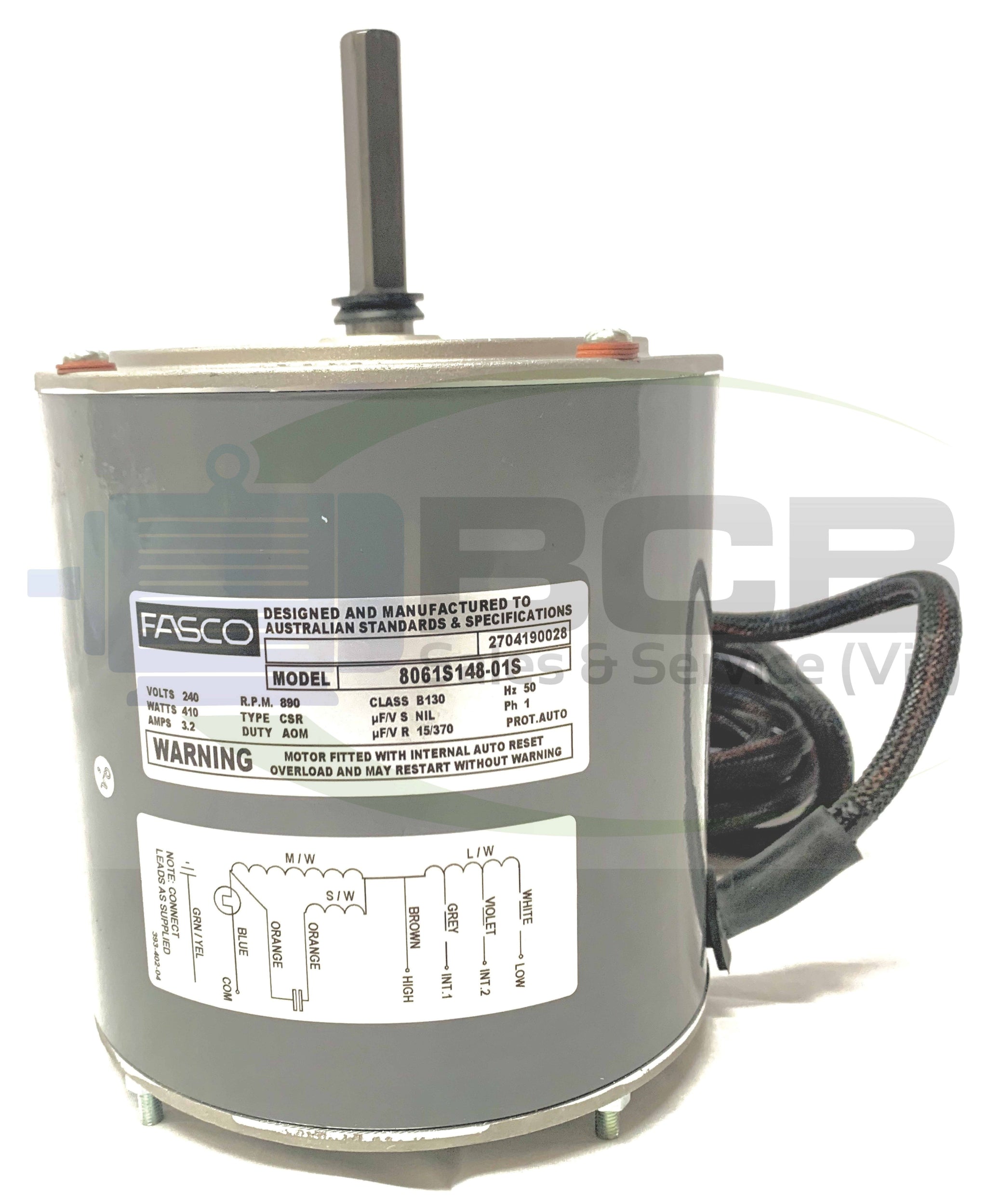 Condenser Fan Motors | BCB Sales & Service Australia