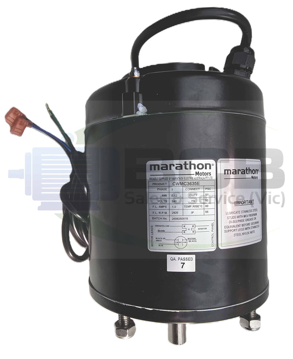 FASCO (MARATHON) CWMC3635E 120W 2POLE (2925RPM) SEWAGE AERATOR MOTOR