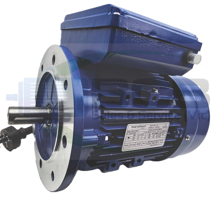 0.18KW CMG MARATHON SINGLE PHASE 240V 2POLE (2900RPM) FLANGE MOUNT MOTOR
