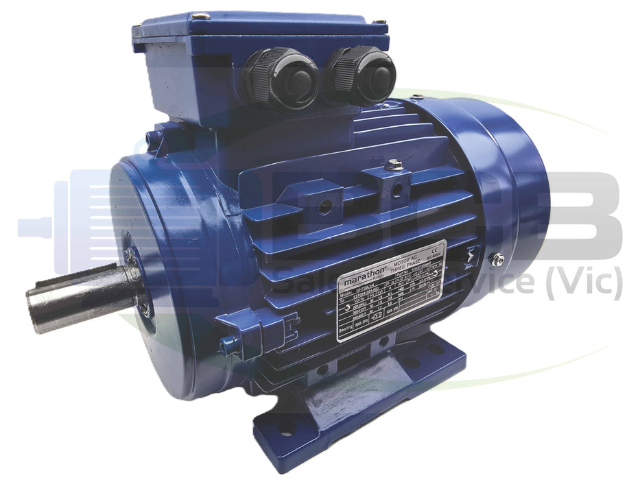 1.5KW CMG MARATHON MHT THREE PHASE 415V 2POLE (2900RPM) FOOT MOUNT MOTOR