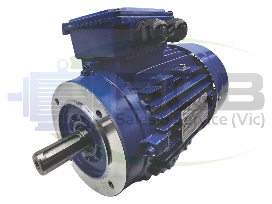 0.75KW CMG MARATHON MHT THREE PHASE 415V 2POLE (2900RPM) B14A FLANGE MOTOR