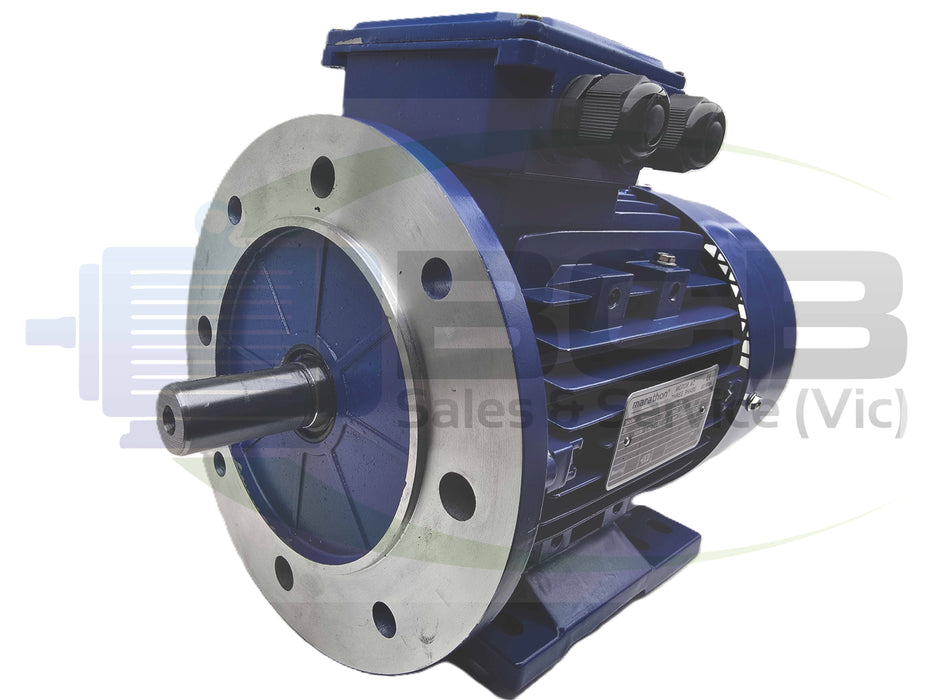 1.1KW CMG MARATHON MHT THREE PHASE 415V 2POLE (2900RPM) FOOT/FLANGE MOUNT MOTOR