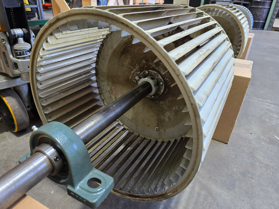 Belt Drive Shaft Fan Wheels Repaired