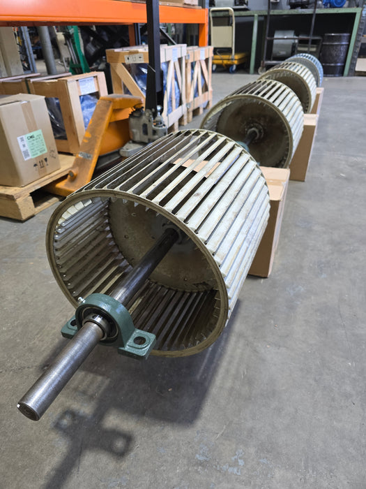 Belt Drive Shaft Fan Wheels Repaired