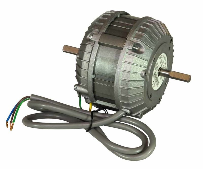 REFRIGERATION COMMERCIAL SQUARE FAN MOTOR 34W SHORT SHAFT 1300-1500RPM 0.2A 240V