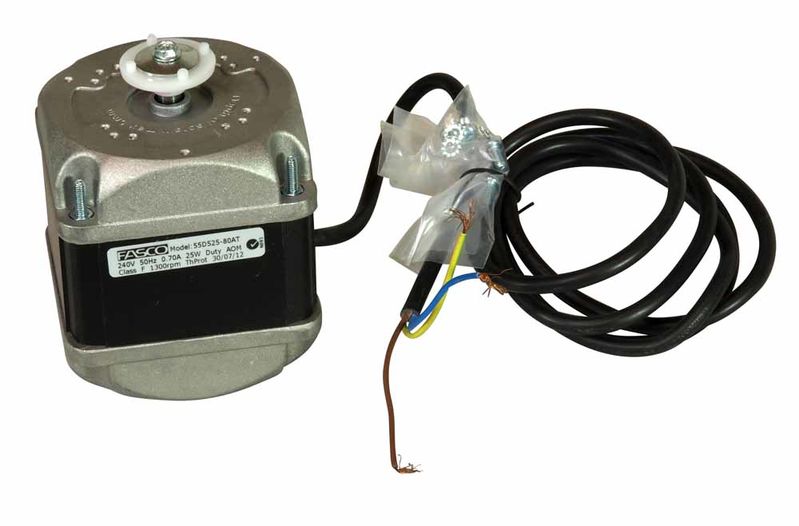 FASCO 55D525-80A 25W 240V REFRIGERATION MOTOR 4POLE (1300RPM) SINGLE SPEED